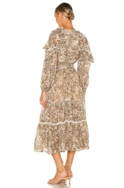 Ada Gown Leopard -Fashion Clothing Store SPEL WD198 V3