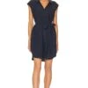Splendid Mercer Shirt Dress Navy -Fashion Clothing Store SPLENDID WD1045 V1