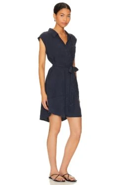 Splendid Mercer Shirt Dress Navy -Fashion Clothing Store SPLENDID WD1045 V2