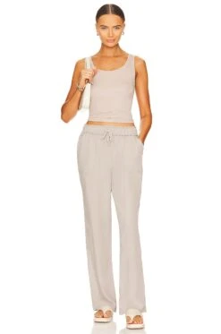 Splendid Noah Full Length Pant Fawn -Fashion Clothing Store SPLENDID WP486 V4