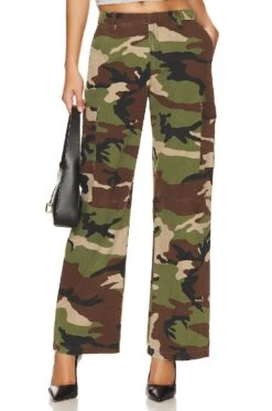 Baggy Lowrise Cargo Pant Camoflauge