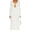 Gardenia Maxi Dress Ivory 1 Gardenia Maxi Dress Ivory -Fashion Clothing Store SROR WD26 V1
