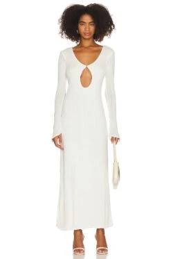Gardenia Maxi Dress Ivory