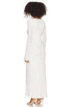 Gardenia Maxi Dress Ivory 7 Gardenia Maxi Dress Ivory -Fashion Clothing Store SROR WD26 V3