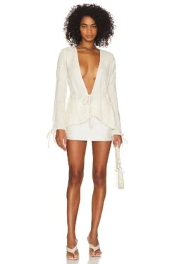 Alora Skirt Ivory -Fashion Clothing Store SROR WQ10 V4