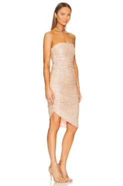 Sequin Tube Dress Nude -Fashion Clothing Store SUSA WD2050 V2