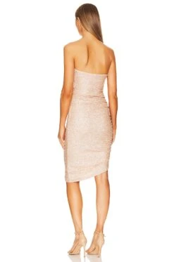 Sequin Tube Dress Nude -Fashion Clothing Store SUSA WD2050 V4