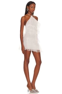 Lou Dress Sparkle Blanc -Fashion Clothing Store TBAR WD47 V2