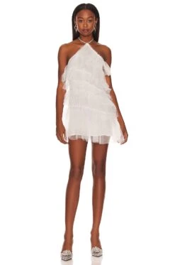 Lou Dress Sparkle Blanc -Fashion Clothing Store TBAR WD47 V4