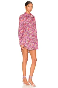 Shirt Dress Basilica Paisley -Fashion Clothing Store TELR WD4 V2