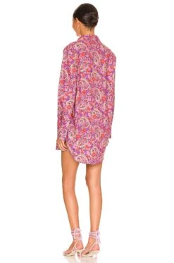 Shirt Dress Basilica Paisley -Fashion Clothing Store TELR WD4 V3