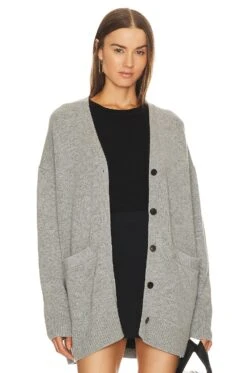 THEORY Soft Boxy Oversized Cardigan Husky