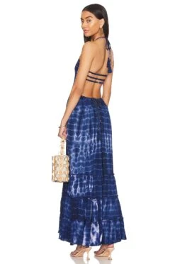 MAXIVESTIDO NAIA Pink Violet Aqua Ombre -Fashion Clothing Store TIAR WD400 V1