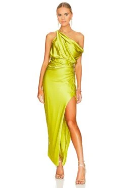 Strapped Cowl Neck Midi Dress Acid -Fashion Clothing Store TSEI WD59 V1 1