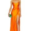 Wrap Dress Tangerine
