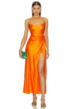 Wrap Dress Tangerine