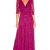 Jainey Maxi Dress Deep Fuchsia -Fashion Clothing Store TULA WD1256 V1