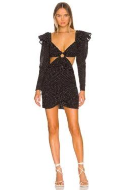 Tiffany Mini Dress Black & White