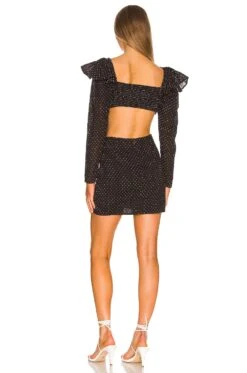 Tiffany Mini Dress Black & White -Fashion Clothing Store TULA WD1273 V3