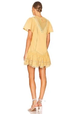 Zaza Mini Dress Golden Spice -Fashion Clothing Store TULA WD1351 V3