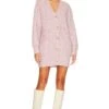 Zelda Cardigan Dress Pale Pink