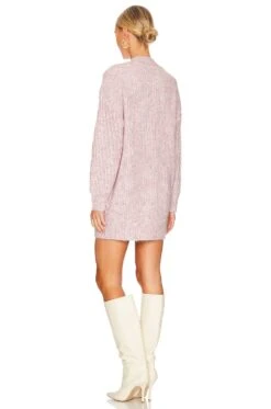 Zelda Cardigan Dress Pale Pink -Fashion Clothing Store TULA WD1382 V3
