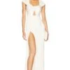 Renada Gown Ecru White -Fashion Clothing Store TULA WD1430 V1