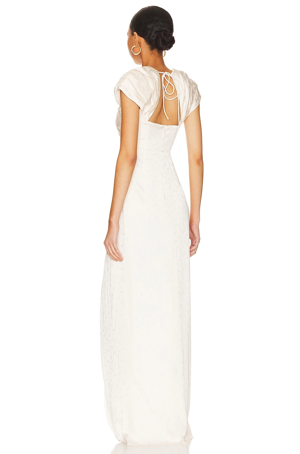 Renada Gown Ecru White 5 Renada Gown Ecru White - Image 3