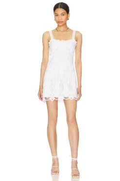 August Mini Dress White