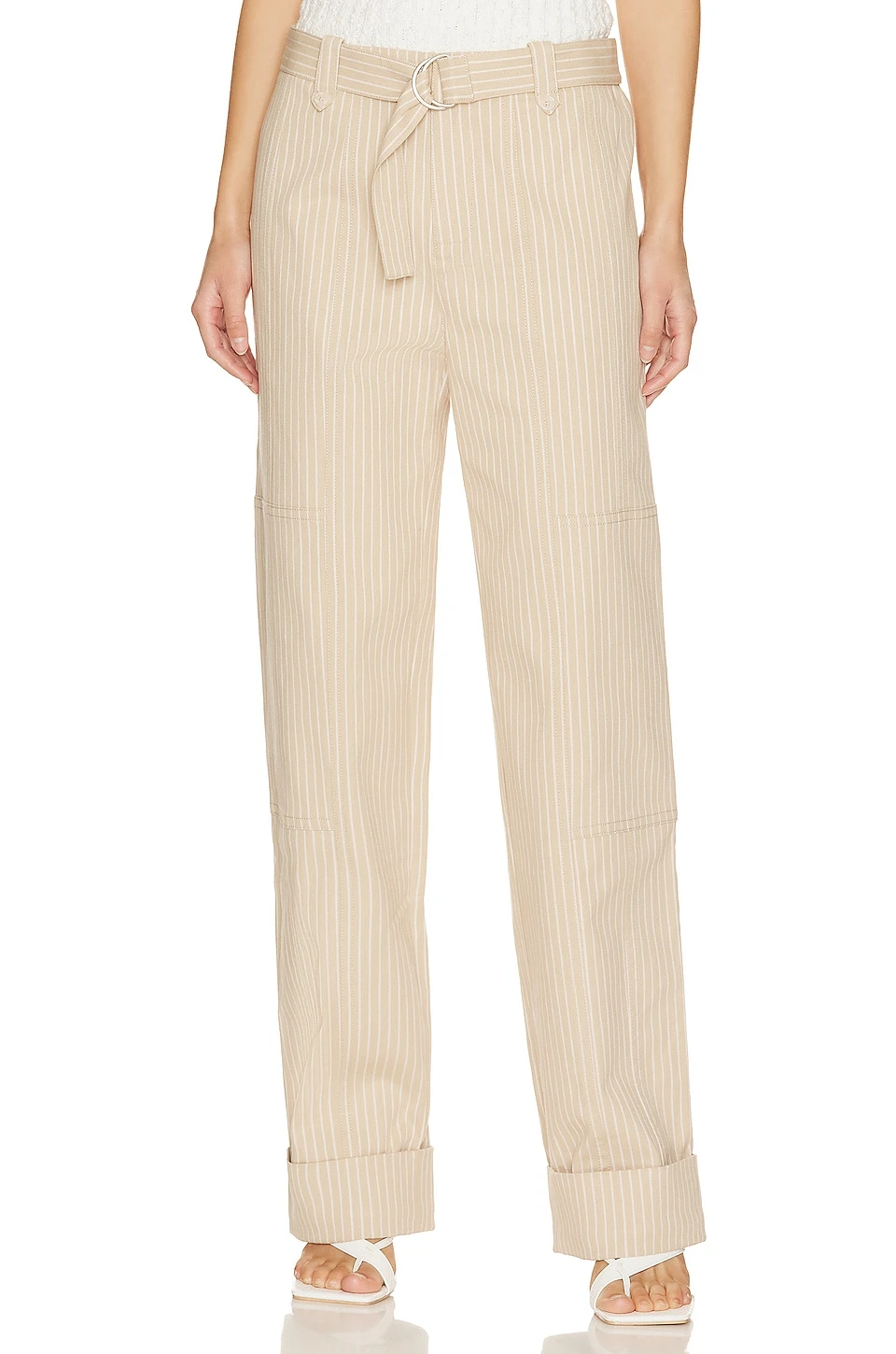 Nora Pant Almond Stripe 3 Nora Pant Almond Stripe
