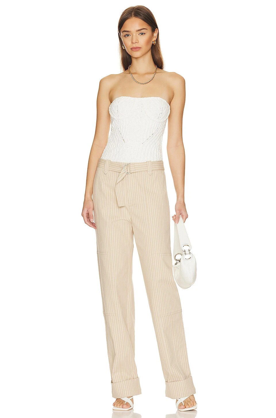 Nora Pant Almond Stripe 6 Nora Pant Almond Stripe - Image 4