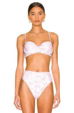 Delphina Top Pink Toile