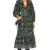 ULLA JOHNSON Brita Dress Pacific -Fashion Clothing Store ULLA WD382 V1