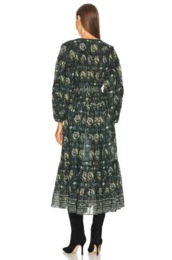 ULLA JOHNSON Brita Dress Pacific -Fashion Clothing Store ULLA WD382 V3