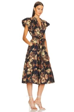 ULLA JOHNSON Ottilie Dress Lupine -Fashion Clothing Store ULLA WD394 V2