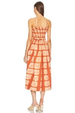 ULLA JOHNSON Akshara Dress Sequoia -Fashion Clothing Store ULLA WD396 V3