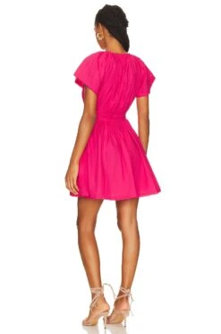 ULLA JOHNSON Jessa Dress Orchid 9 ULLA JOHNSON Jessa Dress Orchid -Fashion Clothing Store ULLA WD427 V3