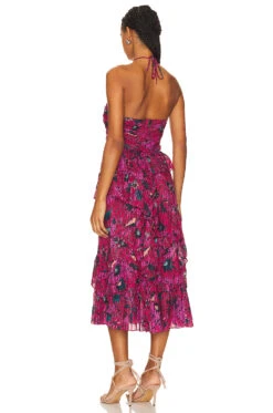 ULLA JOHNSON Simona Dress Snapdragon -Fashion Clothing Store ULLA WD438 V3