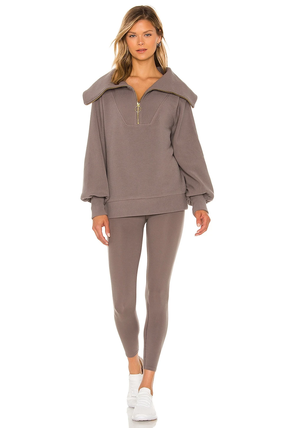 Varley Vine Pullover Deep Charcoal 6 Varley Vine Pullover Deep Charcoal - Image 4