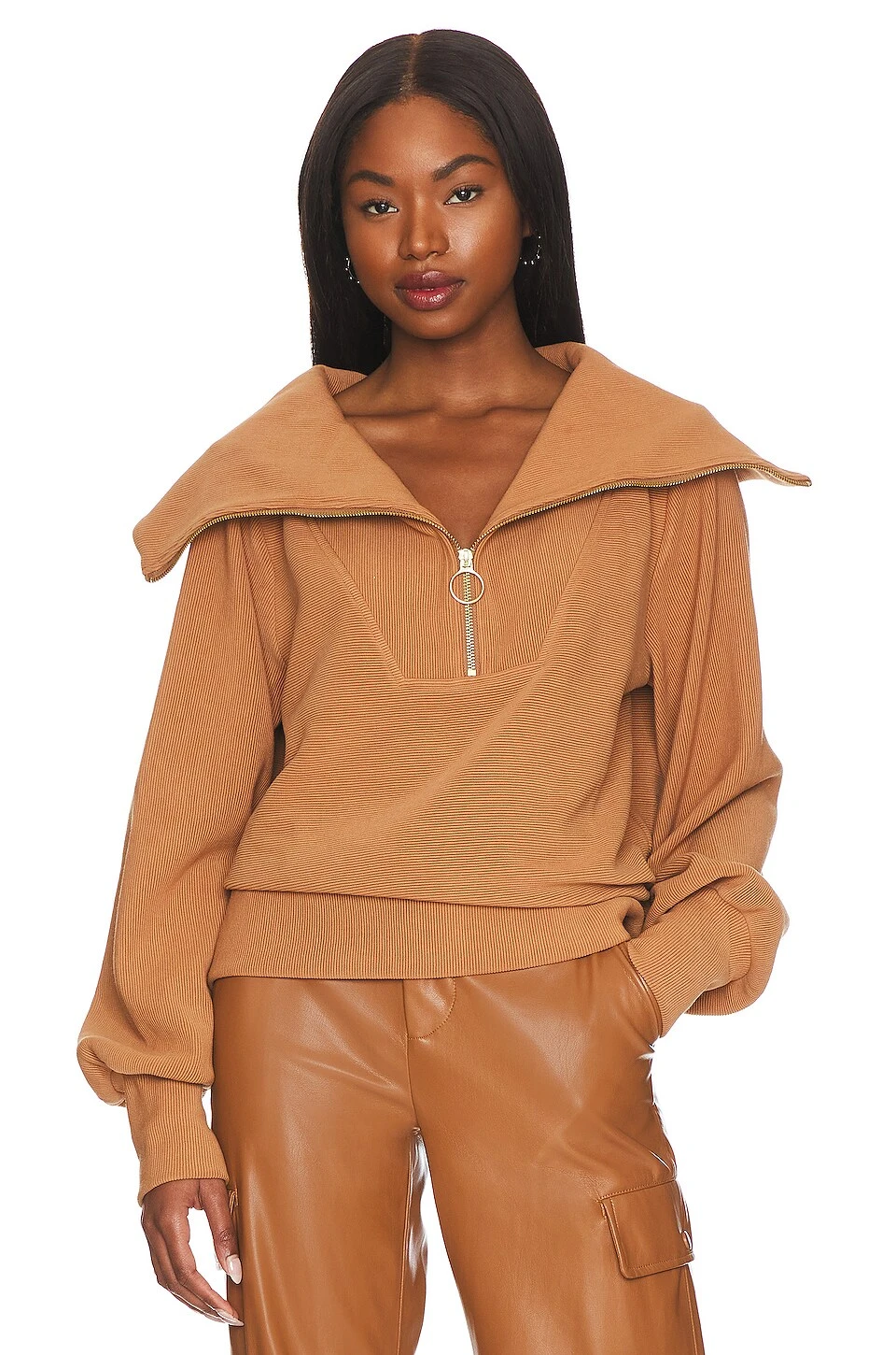 Varley Vine Pullover Deep Charcoal 12 Varley Vine Pullover Deep Charcoal - Image 10