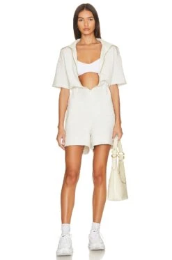 Varley Caldwell Romper Ivory Marl