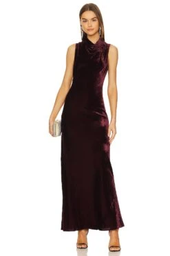 Veronica Beard VESTIDO KURA Merlot