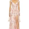 Jolie Gown Cedar Rose Print -Fashion Clothing Store VCHP WD119 V1 1