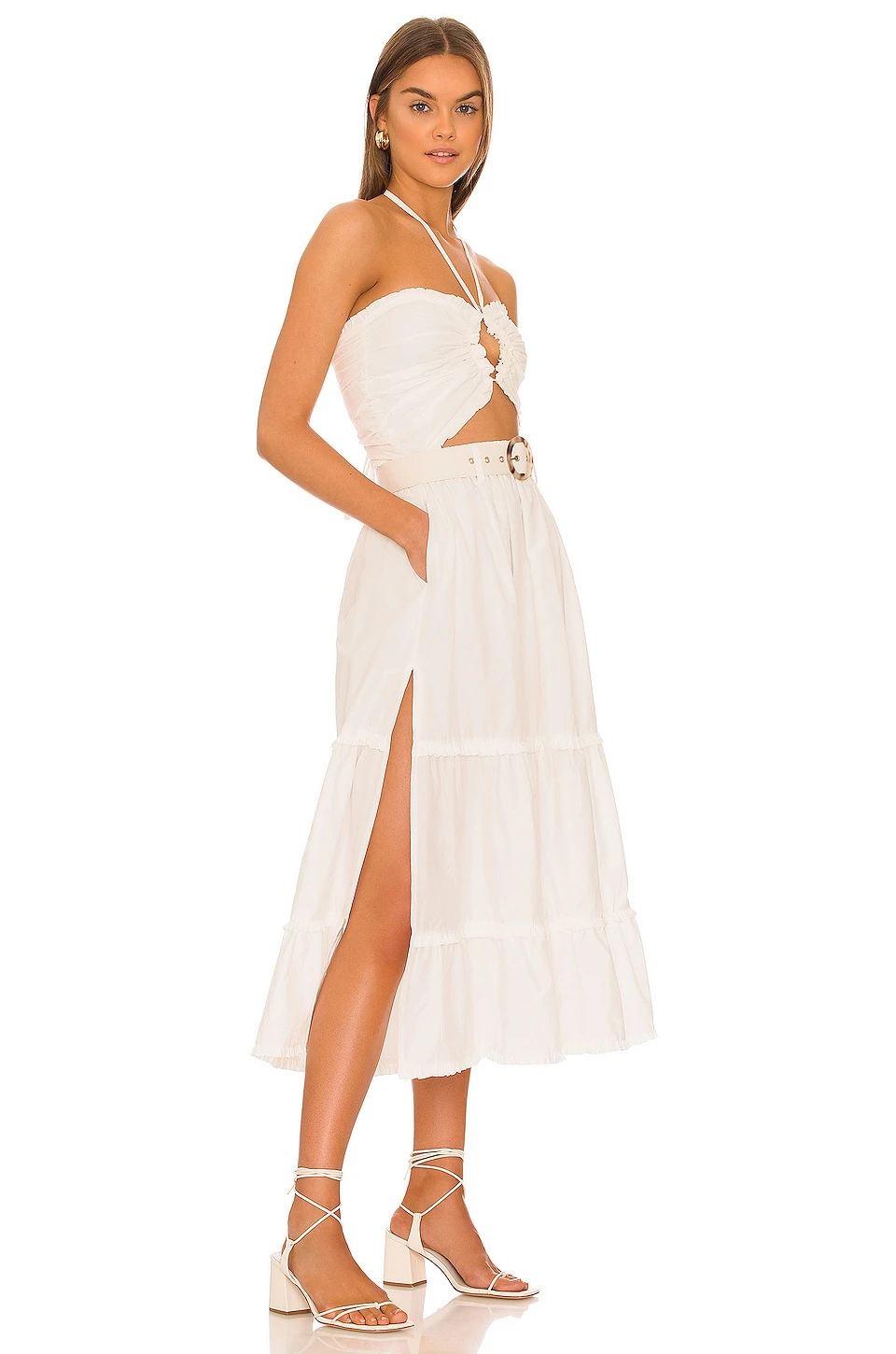 Penny Midi Dress White 4 Penny Midi Dress White - Image 2