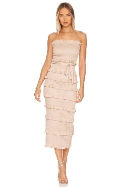 Lily Dress Doeskin -Fashion Clothing Store VCHP WD91 V1 1