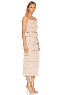 Lily Dress Doeskin -Fashion Clothing Store VCHP WD91 V2