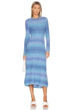 Vince Space Dye Dress Tide Combo