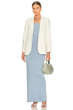 Maire Knit Slip Dress Pale Blue -Fashion Clothing Store WEER WD33 V4