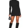 Wolford Merino Rib Mini Dress Black -Fashion Clothing Store WFOR WD14 V1 1