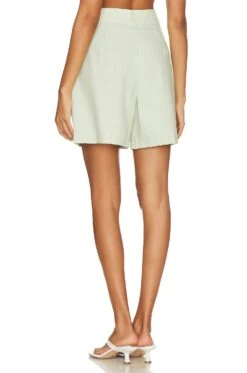 Trouser Shorts Fog Green 8 Trouser Shorts Fog Green -Fashion Clothing Store WWWR WF45 V3